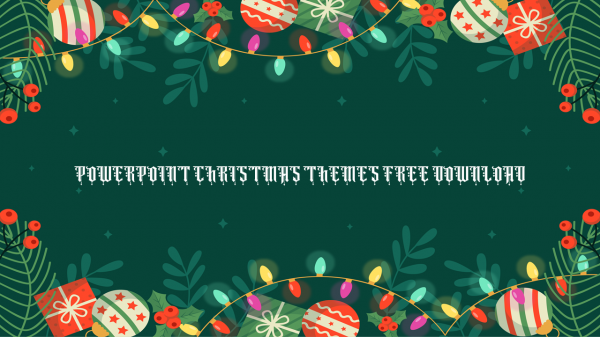 Attractive Christmas PowerPoint Themes Free Download